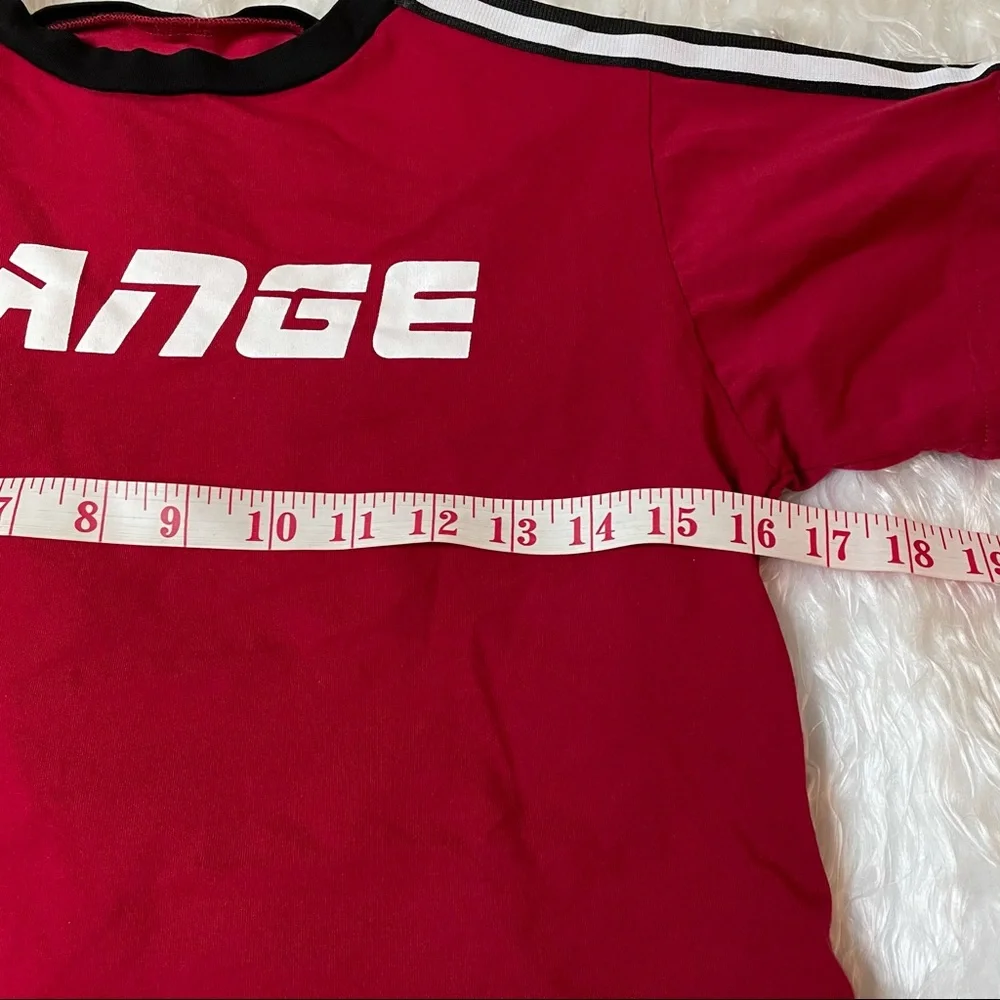 Red crop top “RANGE” - Picture 5 of 7